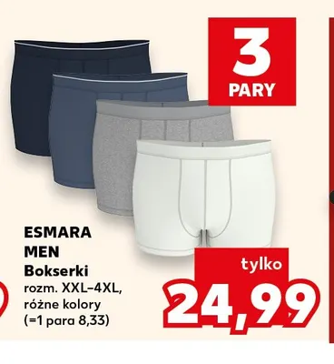 Bokserki 3-pak promocja w Kaufland