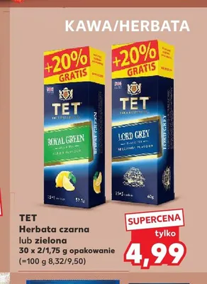 Herbata czarna TET Lord Grey promocja w Kaufland
