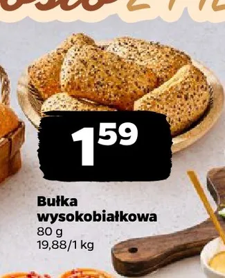 Bułka wysokobiałkowa promocja w Netto