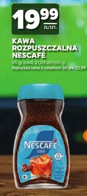 Kawa rozpuszczalna Nescafé Iced promocja w Stokrotka