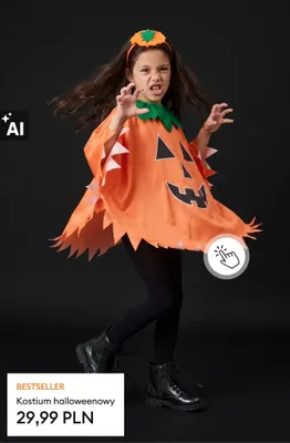 Kostium halloweenowy promocja w Sinsay