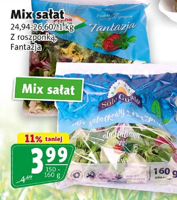 Mix sałat z roszponką Fantazja promocja w Prim Market