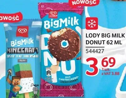 Lody Big Milk Minecraft 518071 promocja w Selgros