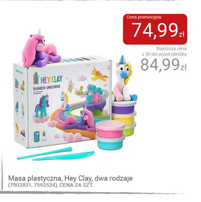 Masa plastyczna Hey Clay promocja w Smyk