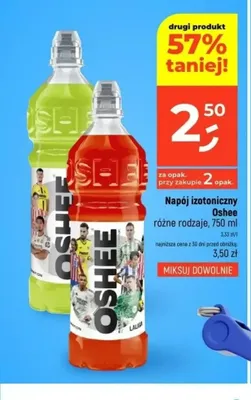 Napój izotoniczny Oshee promocja w Dealz
