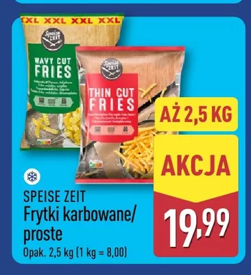 Frytki karbowane Speise Zeit promocja w Aldi