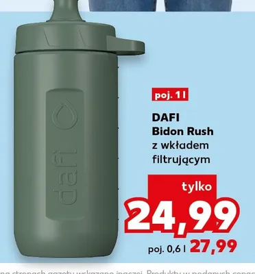 Bidon Rush z wkładem filtrującym Dafi 1 l promocja w Kaufland