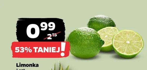 Limonka 1 szt. promocja w Netto