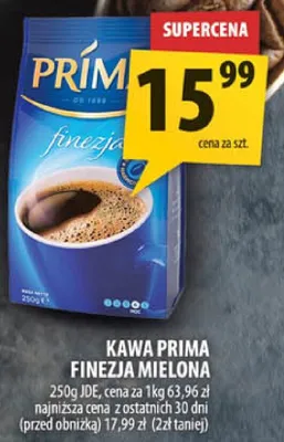 Kawa Prima finezja mielona promocja w Arhelan