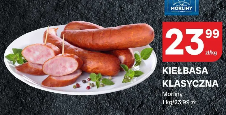 Kiełbasa klasyczna Morliny promocja w Chorten