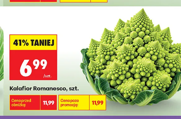 Kalafior Romanesco promocja w Biedronka