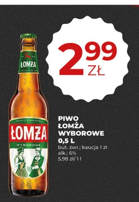 Piwo Łomża Wyborowe promocja w Duży Ben