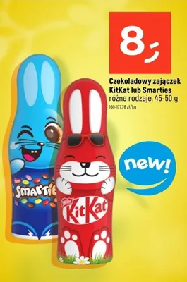Czekoladowy zającek różne rodzaje promocja w Dealz