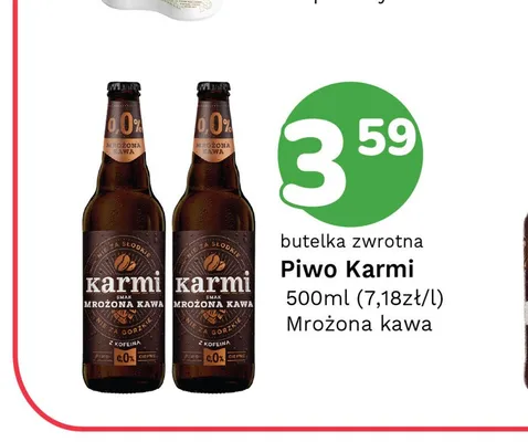 Piwo Karmi Mrożona kawa promocja w Limonka