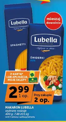 Makaron Lubella Spaghetti promocja w Euro Sklep
