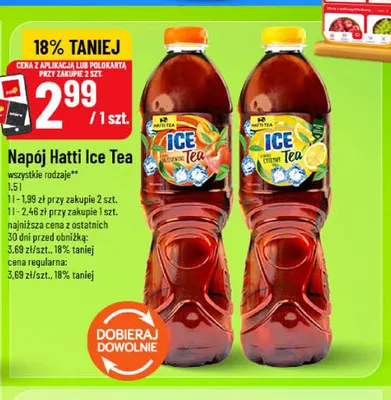 Napój Hatti Ice Tea cytryna promocja w POLOmarket