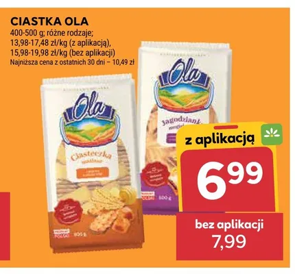 Ciastka Ola promocja w Stokrotka