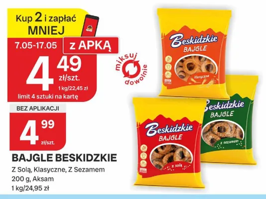 Bajgle Beskidzkie klasyczne promocja w Chorten