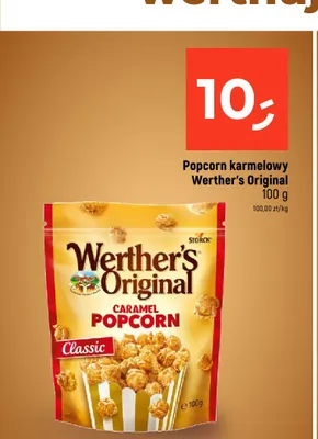Popcorn karmelowy Werther's Original Classic promocja w Dealz
