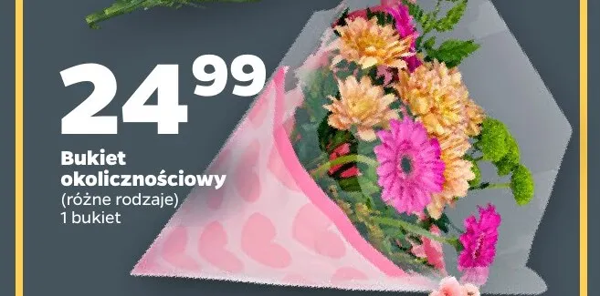 Bukiet okolicznościowy promocja w Netto