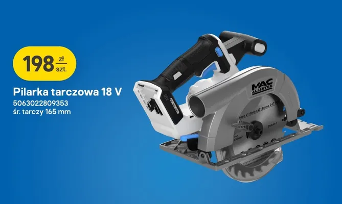 Pilarka tarczowa Mac Allister promocja w Castorama