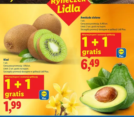 Awokado zielone promocja w Lidl