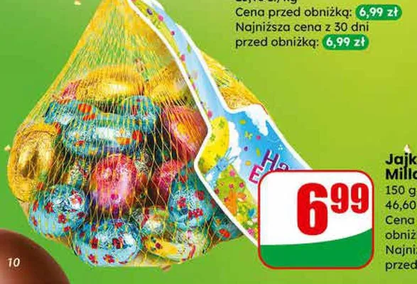 Jajka w siatce  promocja w Dino