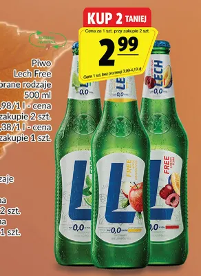 Piwo bezalkoholowe Lech Apple Lemongrass promocja w Prim Market