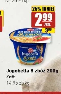 Jogurt Jogobella 8 zbóż Zott promocja w API Market
