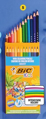Kredki ołówkowe BIC Kids 12-pak promocja w Biedronka