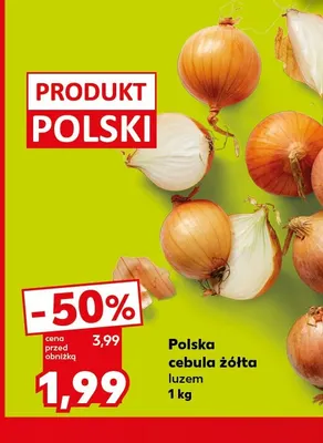 Cebula żółta promocja w Kaufland