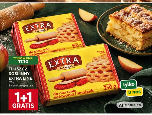 Tłuszcz roślinny Extra Line promocja w Stokrotka