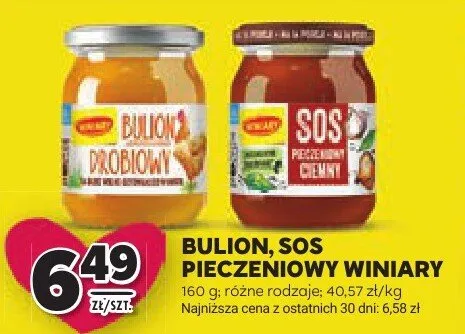 Bulion, sos pieczeniowy Winiary promocja w Stokrotka