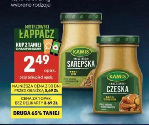 Musztarda Sarepska Kamis promocja w Delikatesy Centrum