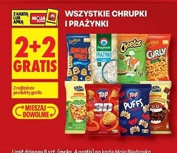 Wszystkie chrupki i prażynki promocja w Biedronka