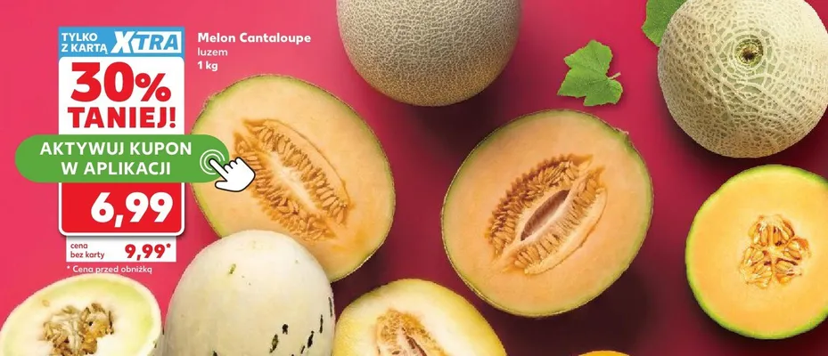 Melon Cantaloupe promocja w Kaufland