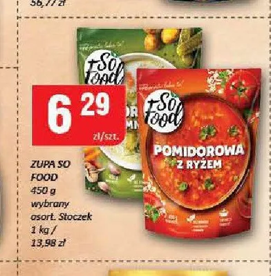 Zupa So Food Pomidorowa z ryżem promocja w Chorten