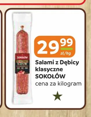 Salami z Dębicy klasyczne Sokołów promocja w Społem Częstochowa