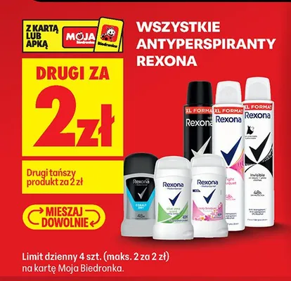 Dezodorant antyperspirant promocja w Biedronka