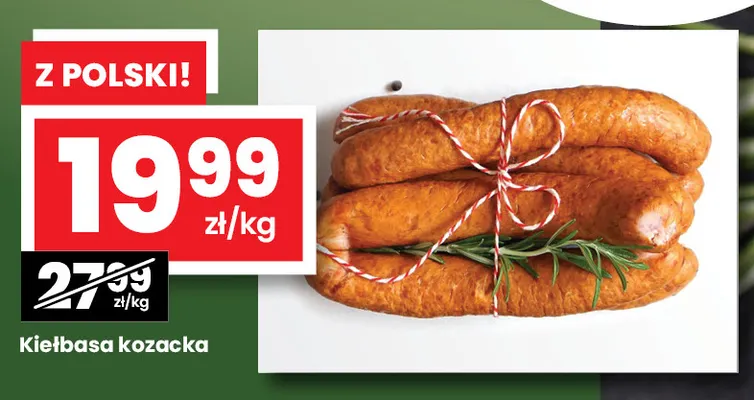 Kiełbasa kozacka promocja w emma MARKET