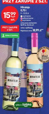 Wino wytrawne promocja w Żabka
