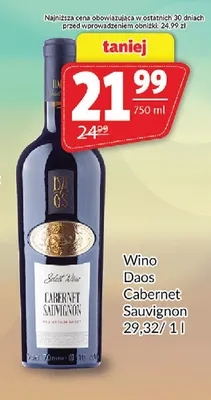 Wino Daos Cabernet Sauvignon promocja w Prim Market