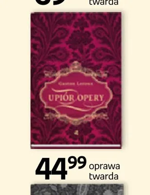 Książka Upiór opery oprawa twarda promocja w Empik