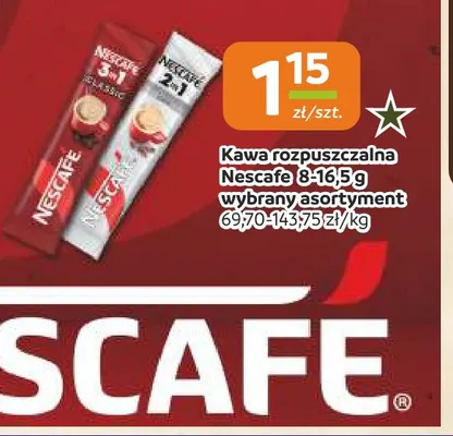 Kawa rozpuszczalna Nescafe promocja w Społem Częstochowa