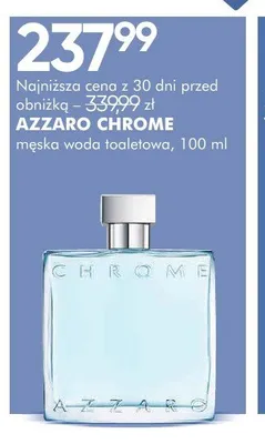 Męska woda toaletowa AZZARO CHROME promocja w Super-Pharm