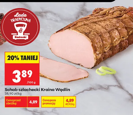 Schab szlachecki Kraina Wędlin promocja w Biedronka