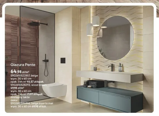 Glazura Pente wood brown promocja w Castorama