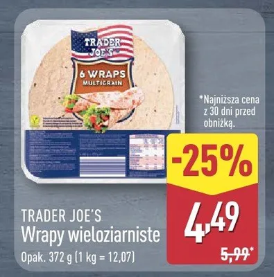Wrapy wieloziarniste promocja w Aldi