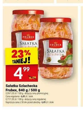 Sałatka Szlachecka Frubex promocja w Twój Market