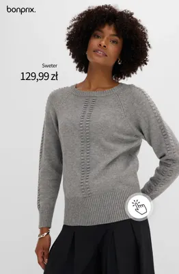 Sweter Bonprix promocja w bonprix